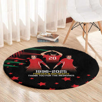 Portuguese Footballer Memorial Round Carpet 1996-2025 Forever In Our Hearts - Wonder Print Shop