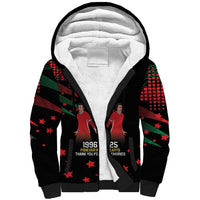 Portuguese Footballer Memorial Sherpa Hoodie 1996-2025 Forever In Our Hearts - Wonder Print Shop