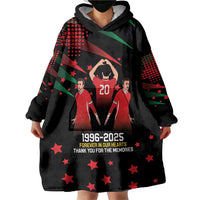 Portuguese Footballer Memorial Wearable Blanket Hoodie 1996-2025 Forever In Our Hearts - Wonder Print Shop