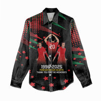 Portuguese Footballer Memorial Women Casual Shirt 1996-2025 Forever In Our Hearts - Wonder Print Shop