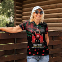 Portuguese Footballer Memorial Women Polo Shirt 1996-2025 Forever In Our Hearts - Wonder Print Shop
