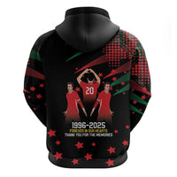 Portuguese Footballer Memorial Zip Hoodie 1996-2025 Forever In Our Hearts - Wonder Print Shop
