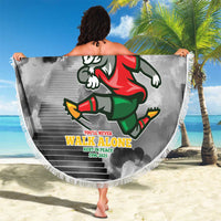 Portuguese Footballer Memorial Beach Blanket You'll Never Walk Alone Rest In Peace 1996-2025 - Wonder Print Shop