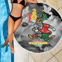 Portuguese Footballer Memorial Beach Blanket You'll Never Walk Alone Rest In Peace 1996-2025 - Wonder Print Shop