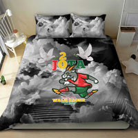 Portuguese Footballer Memorial Bedding Set You'll Never Walk Alone Rest In Peace 1996-2025 - Wonder Print Shop
