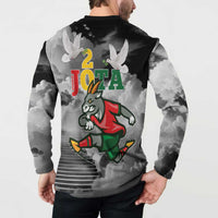 Portuguese Footballer Memorial Button Sweatshirt You'll Never Walk Alone Rest In Peace 1996-2025 - Wonder Print Shop