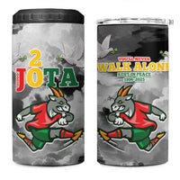 Portuguese Footballer Memorial 4 in 1 Can Cooler Tumbler You'll Never Walk Alone Rest In Peace 1996-2025 - Wonder Print Shop