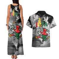 Portuguese Footballer Memorial Couples Matching Tank Maxi Dress and Hawaiian Shirt You'll Never Walk Alone Rest In Peace 1996-2025 - Wonder Print Shop