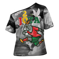 Portuguese Footballer Memorial Cross Shoulder Shirt You'll Never Walk Alone Rest In Peace 1996-2025 - Wonder Print Shop