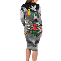 Portuguese Footballer Memorial Family Matching Long Sleeve Bodycon Dress and Hawaiian Shirt You'll Never Walk Alone Rest In Peace 1996-2025 - Wonder Print Shop