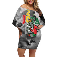 Portuguese Footballer Memorial Family Matching Off Shoulder Short Dress and Hawaiian Shirt You'll Never Walk Alone Rest In Peace 1996-2025 - Wonder Print Shop