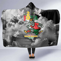 Portuguese Footballer Memorial Hooded Blanket You'll Never Walk Alone Rest In Peace 1996-2025 - Wonder Print Shop