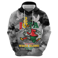 Portuguese Footballer Memorial Hoodie You'll Never Walk Alone Rest In Peace 1996-2025 - Wonder Print Shop
