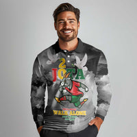 Portuguese Footballer Memorial Long Sleeve Polo Shirt You'll Never Walk Alone Rest In Peace 1996-2025 - Wonder Print Shop