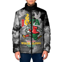 Portuguese Footballer Memorial Padded Jacket You'll Never Walk Alone Rest In Peace 1996-2025 - Wonder Print Shop