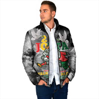 Portuguese Footballer Memorial Padded Jacket You'll Never Walk Alone Rest In Peace 1996-2025 - Wonder Print Shop