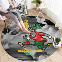 Portuguese Footballer Memorial Round Carpet You'll Never Walk Alone Rest In Peace 1996-2025 - Wonder Print Shop