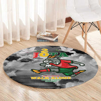 Portuguese Footballer Memorial Round Carpet You'll Never Walk Alone Rest In Peace 1996-2025 - Wonder Print Shop
