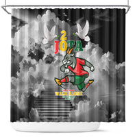 Portuguese Footballer Memorial Shower Curtain You'll Never Walk Alone Rest In Peace 1996-2025 - Wonder Print Shop