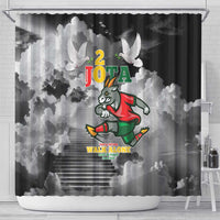 Portuguese Footballer Memorial Shower Curtain You'll Never Walk Alone Rest In Peace 1996-2025 - Wonder Print Shop