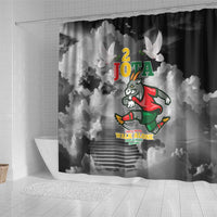 Portuguese Footballer Memorial Shower Curtain You'll Never Walk Alone Rest In Peace 1996-2025 - Wonder Print Shop
