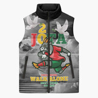 Portuguese Footballer Memorial Sleeveless Puffer Jacket You'll Never Walk Alone Rest In Peace 1996-2025 - Wonder Print Shop