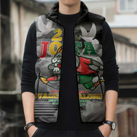 Portuguese Footballer Memorial Sleeveless Puffer Jacket You'll Never Walk Alone Rest In Peace 1996-2025 - Wonder Print Shop