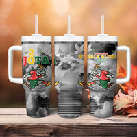 Portuguese Footballer Memorial Tumbler With Handle You'll Never Walk Alone Rest In Peace 1996-2025 - Wonder Print Shop