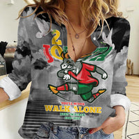 Portuguese Footballer Memorial Women Casual Shirt You'll Never Walk Alone Rest In Peace 1996-2025 - Wonder Print Shop