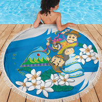 Nicaragua Independence Day Beach Blanket Since 1821 Nicaragua Culture Concept - Wonder Print Shop