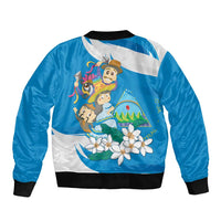 Nicaragua Independence Day Bomber Jacket Since 1821 Nicaragua Culture Concept - Wonder Print Shop