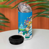 Nicaragua Independence Day 4 in 1 Can Cooler Tumbler Since 1821 Nicaragua Culture Concept - Wonder Print Shop