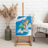 Nicaragua Independence Day Canvas Wall Art Since 1821 Nicaragua Culture Concept - Wonder Print Shop