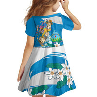 Nicaragua Independence Day Family Matching Mermaid Dress and Hawaiian Shirt Since 1821 Nicaragua Culture Concept - Wonder Print Shop