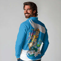 Nicaragua Independence Day Long Sleeve Polo Shirt Since 1821 Nicaragua Culture Concept - Wonder Print Shop