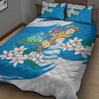 Nicaragua Independence Day Quilt Bed Set Since 1821 Nicaragua Culture Concept - Wonder Print Shop