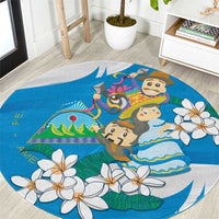Nicaragua Independence Day Round Carpet Since 1821 Nicaragua Culture Concept - Wonder Print Shop