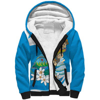 Nicaragua Independence Day Sherpa Hoodie Since 1821 Nicaragua Culture Concept - Wonder Print Shop
