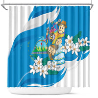 Nicaragua Independence Day Shower Curtain Since 1821 Nicaragua Culture Concept - Wonder Print Shop