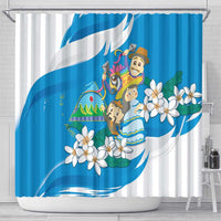 Nicaragua Independence Day Shower Curtain Since 1821 Nicaragua Culture Concept - Wonder Print Shop