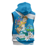 Nicaragua Independence Day Sleeveless Zip Hoodie Since 1821 Nicaragua Culture Concept - Wonder Print Shop