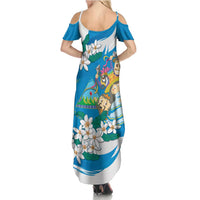 Nicaragua Independence Day Summer Maxi Dress Since 1821 Nicaragua Culture Concept - Wonder Print Shop