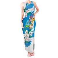 Nicaragua Independence Day Tank Maxi Dress Since 1821 Nicaragua Culture Concept - Wonder Print Shop