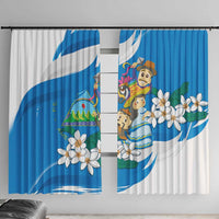 Nicaragua Independence Day Window Curtain Since 1821 Nicaragua Culture Concept - Wonder Print Shop