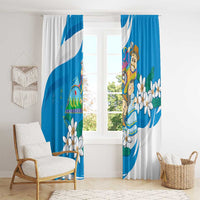 Nicaragua Independence Day Window Curtain Since 1821 Nicaragua Culture Concept - Wonder Print Shop
