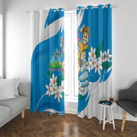 Nicaragua Independence Day Window Curtain Since 1821 Nicaragua Culture Concept - Wonder Print Shop