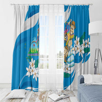 Nicaragua Independence Day Window Curtain Since 1821 Nicaragua Culture Concept - Wonder Print Shop