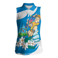 Nicaragua Independence Day Women Sleeveless Polo Shirt Since 1821 Nicaragua Culture Concept - Wonder Print Shop