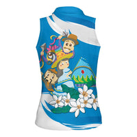 Nicaragua Independence Day Women Sleeveless Polo Shirt Since 1821 Nicaragua Culture Concept - Wonder Print Shop