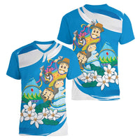 Nicaragua Independence Day Women V-Neck T-Shirt Since 1821 Nicaragua Culture Concept - Wonder Print Shop